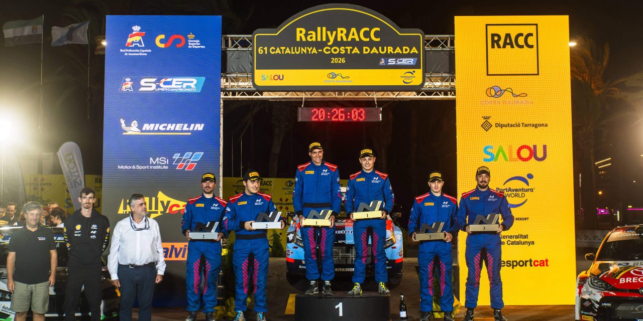 Adrián Blanco gana en Salou y se corona campeón de la Copa Hyundai i20N Rallye