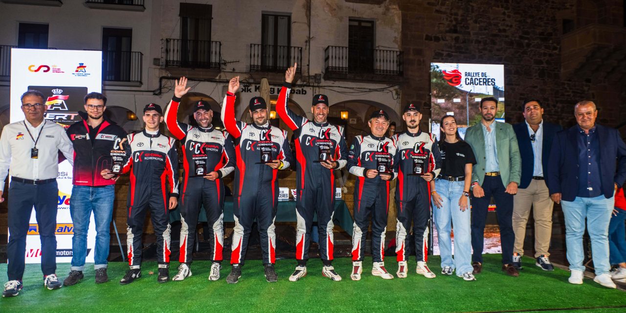 Primer triunfo con el Toyota Yaris Rally5 Kit para Raúl Carrasco en el Rallye de Cáceres