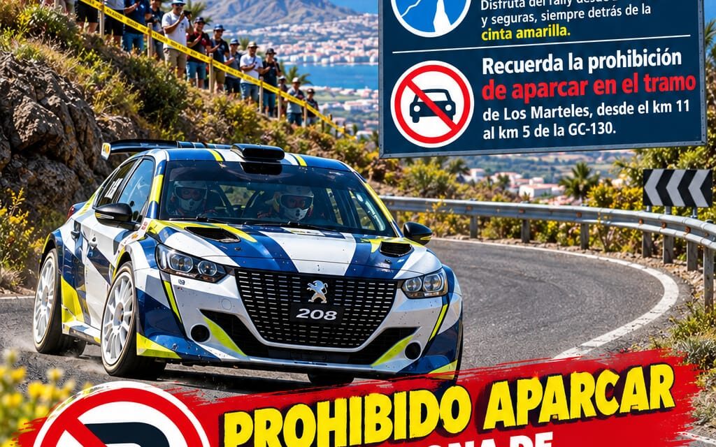 La organización solicita la ayuda de los aficionados para cumplir con la seguridad y el respeto del entorno en los tramos – Rallye de Maspalomas