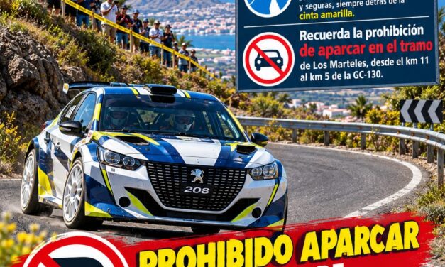 La organización solicita la ayuda de los aficionados para cumplir con la seguridad y el respeto del entorno en los tramos – Rallye de Maspalomas