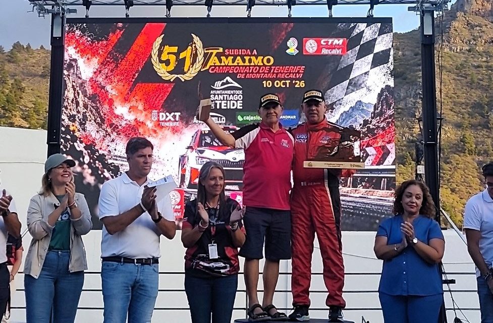 Juan Carlos Brito vuelve a dejar su sello en la Subida a Tamaimo