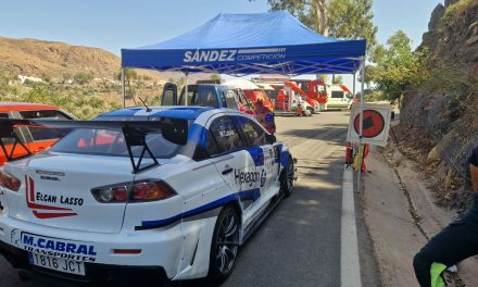 Nuevo doblete de Miguel Cabral en las Tirajanas con el Mitsubishi Evo X