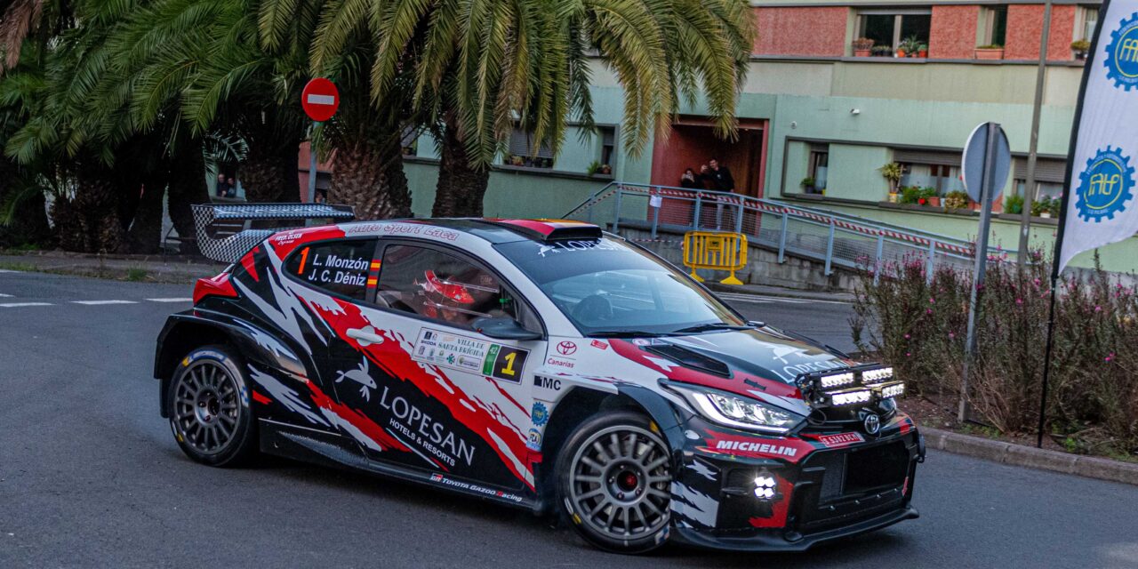 Luis Monzón regresa a los mandos del Toyota GR Yaris Rally2 con ocasión del Rally de Maspalomas