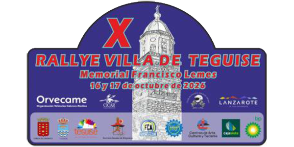 El X Rallye Villa de Teguise cambia a los días 11 y 12 de diciembre