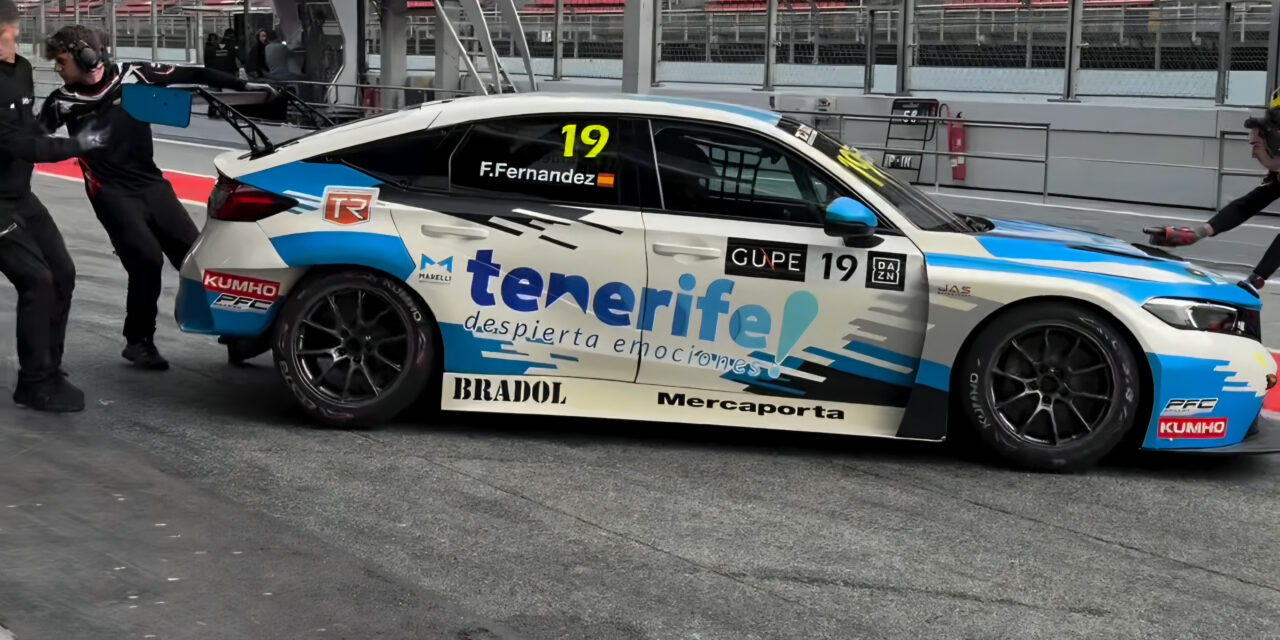 Santi Concepción jr, baja de última hora en la última carrera del TCR Europa en Barcelona.